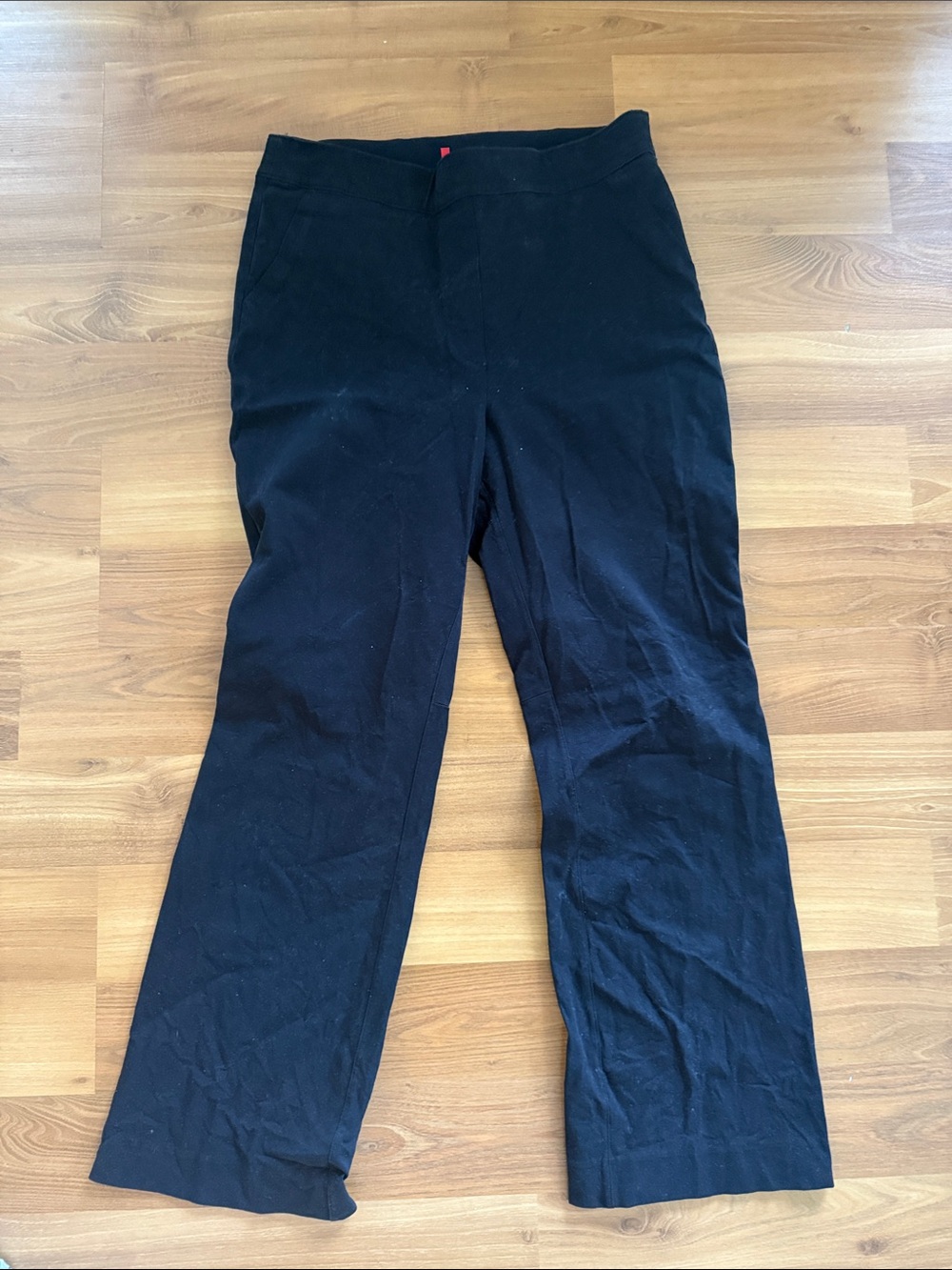 SPANX Black Cropped Ankle Trousers